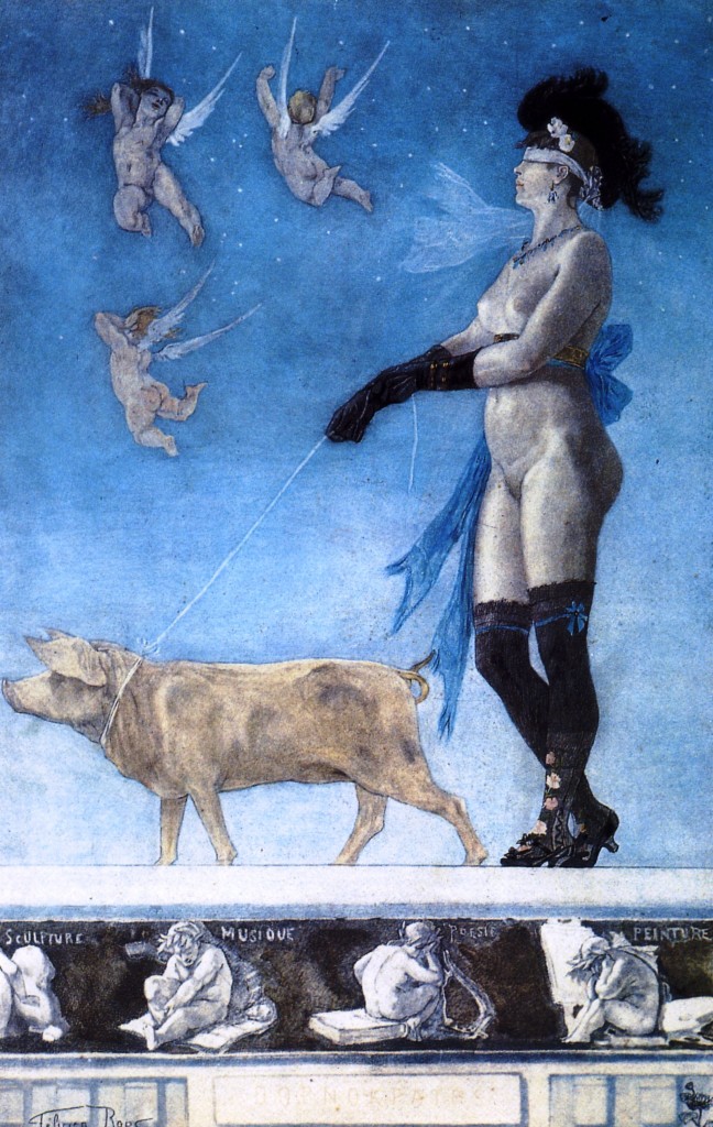 Félicien Rops, "Pornocrates" (1896)